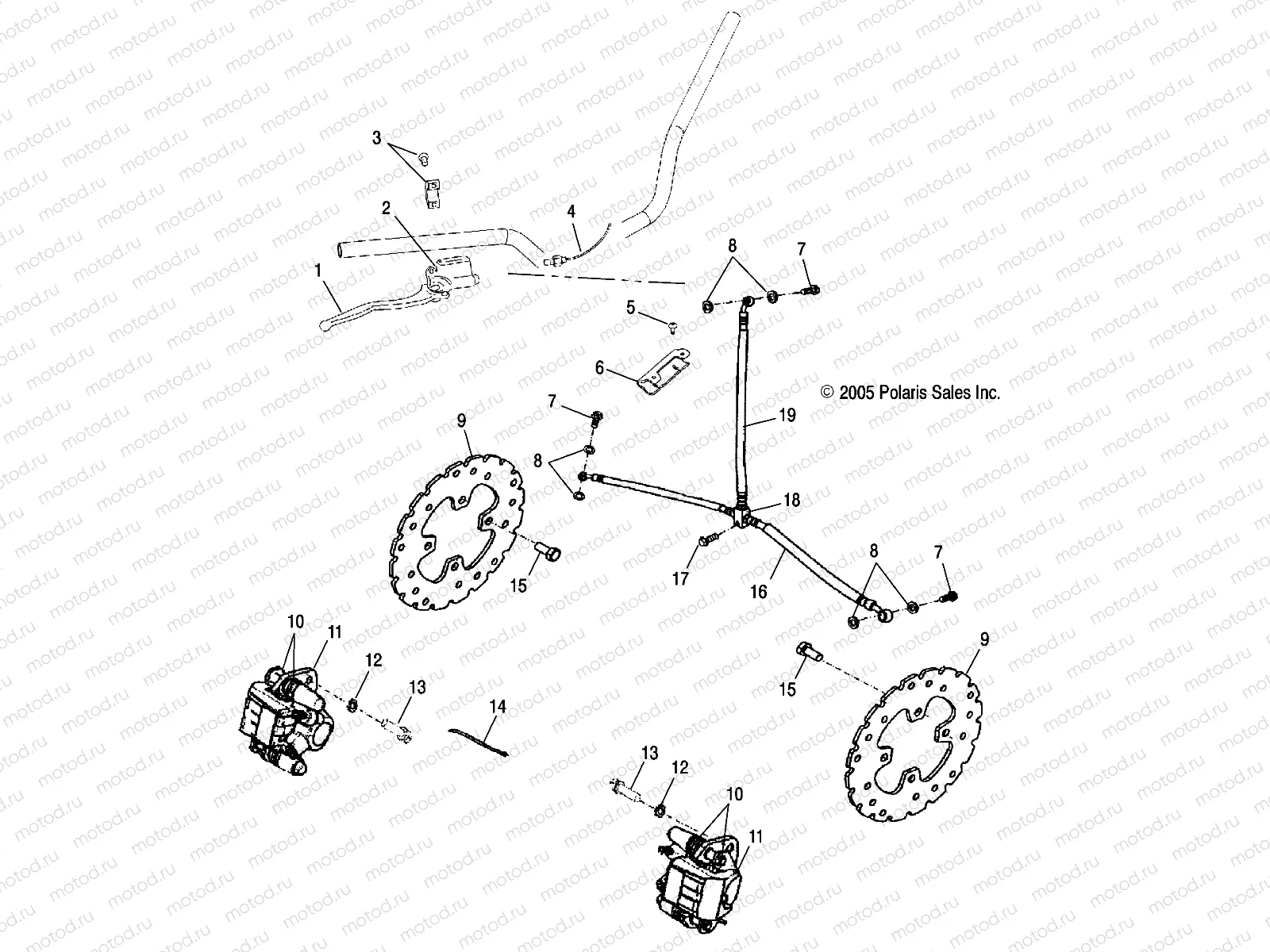 BRAKE | BRAKE, FRONT - A06PB20AA/AB/AC/LE (4999202449920244B12)