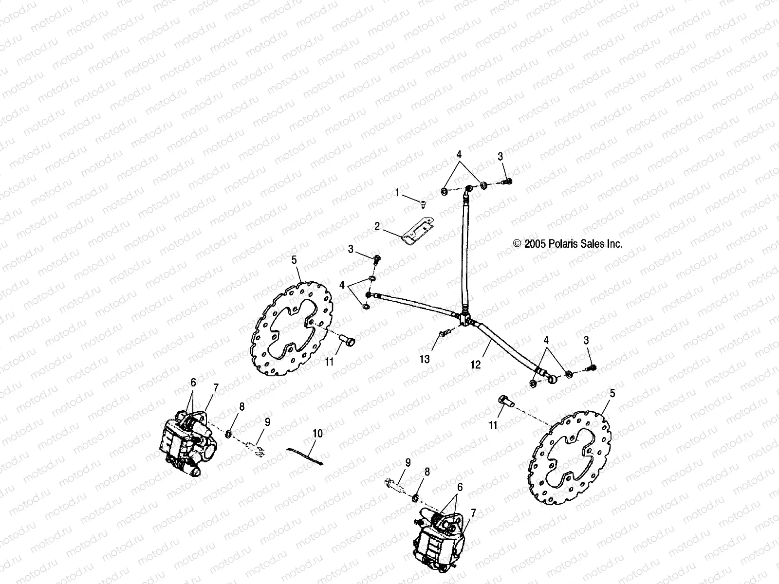 BRAKE | BRAKE, FRONT - A06PB20VA/VB (4999202869920286B12)