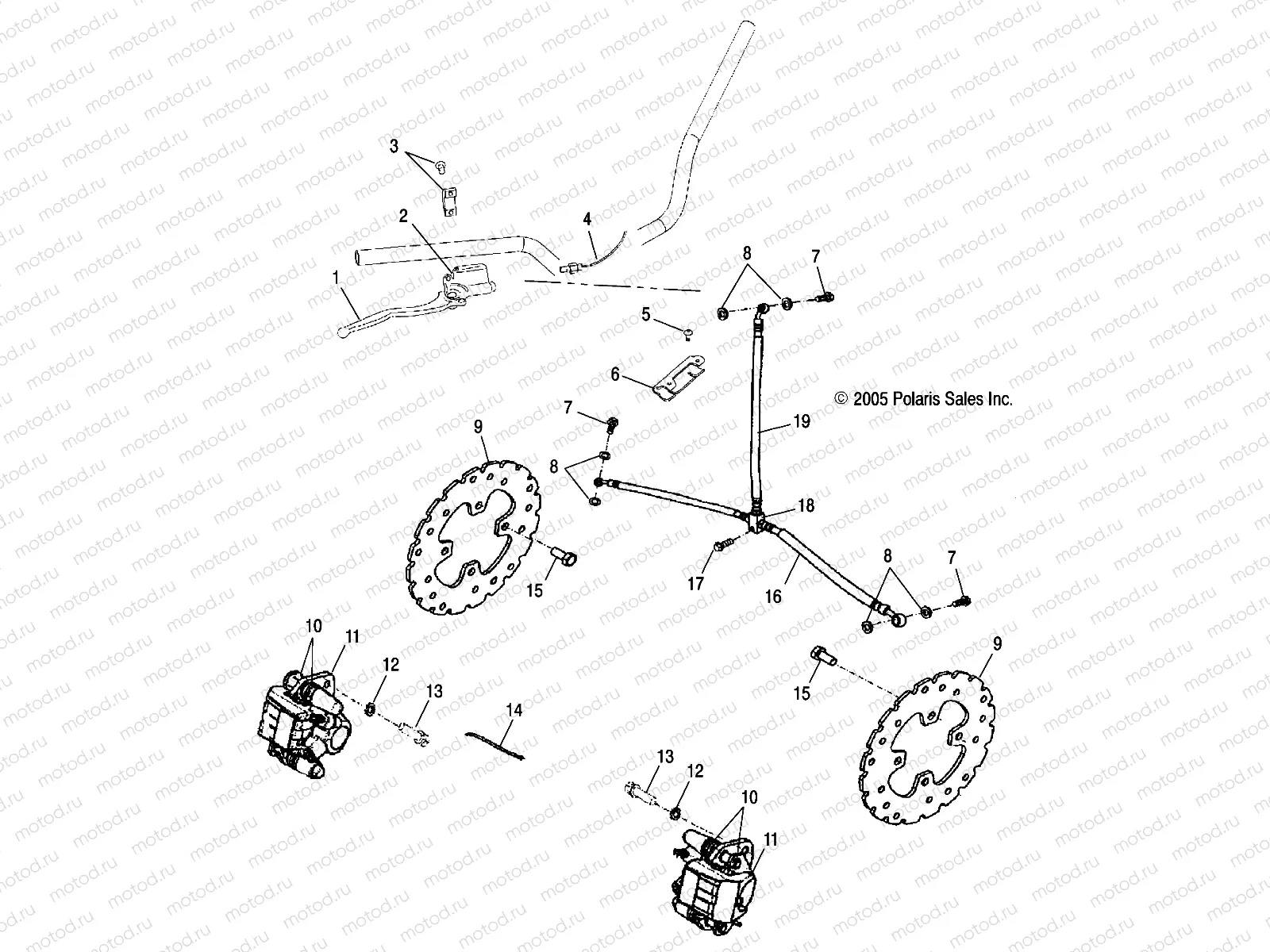 BRAKE | BRAKE, FRONT - A06SB20AA/AB (4999202799920279B12)