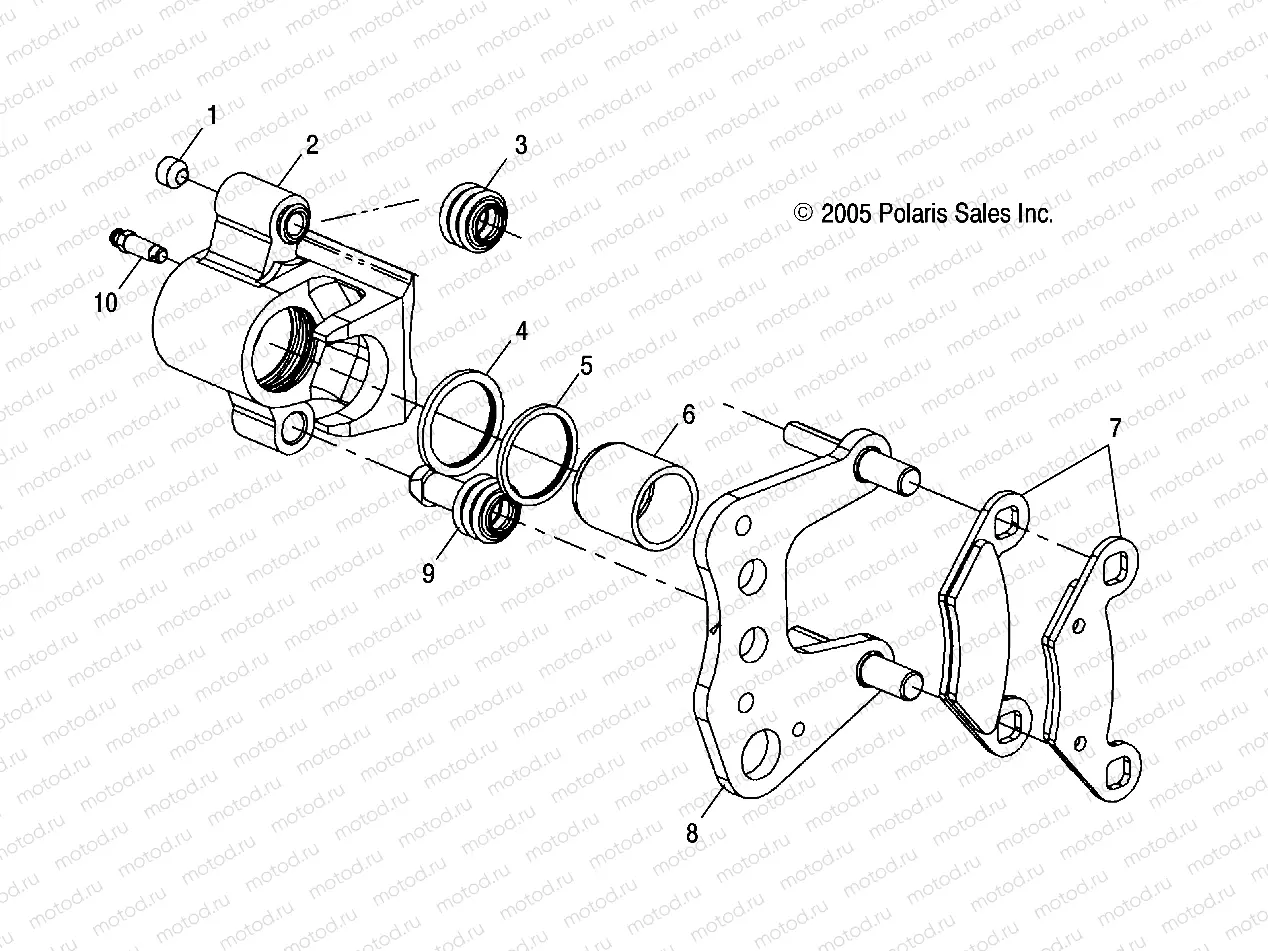 BRAKE | BRAKE, FRONT - A07TH50AL/AQ/AU/AZ/TN50AF/AS/AU (4999204069920406B09)