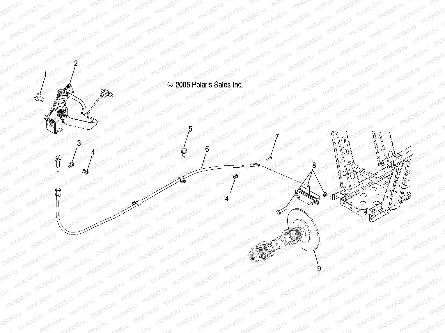 BRAKE | BRAKE, PARK (BUILT BEFORE 1/15/07) - R07RH68AD/AG/AH/AK/AL/AO/AP/AW (4999202119920211C07)