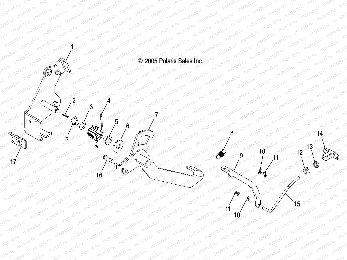 BRAKE | BRAKE, PARK, PEDAL - R07RF68AD/AF (4999202259920225C07)