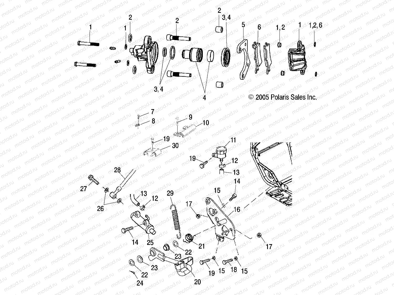 BRAKE | BRAKE, REAR - A06CD32AA/AB/AC (4999201699920169A11)