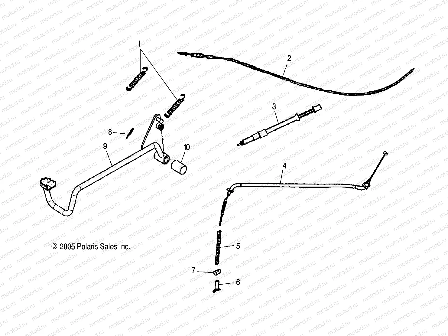 BRAKE | BRAKE, REAR - A07PB20AA/AD (49ATVBRAKERR07PHX)