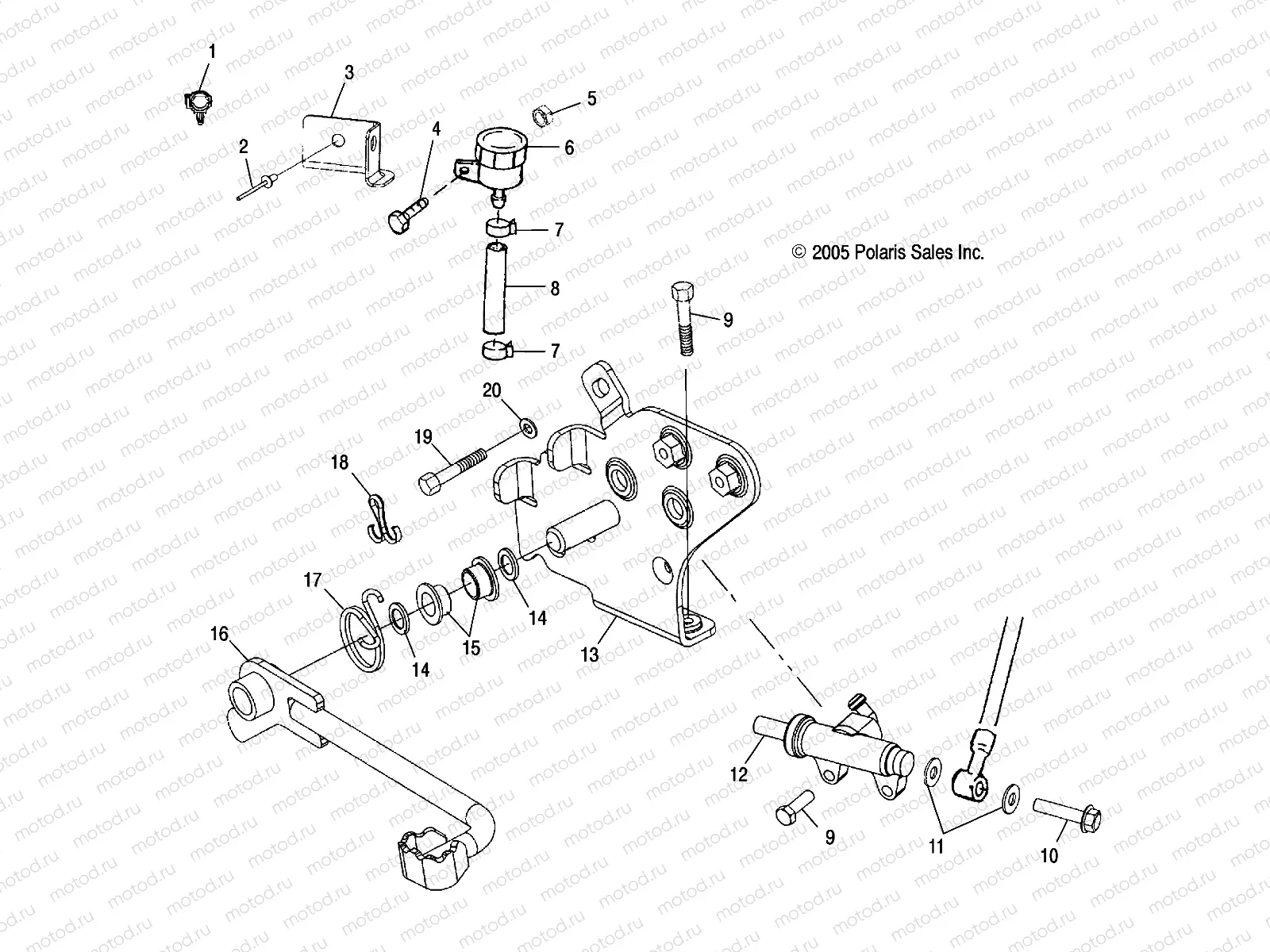 BRAKE | BRAKE, REAR MASTER CYLINDER - A06BG50AA/FA (4999201549920154B12)