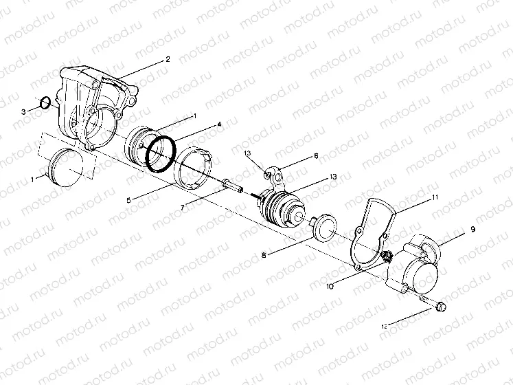 Brake Caliper Assembly (4913491349030A) | Brake Caliper Assembly (4913491349030A)