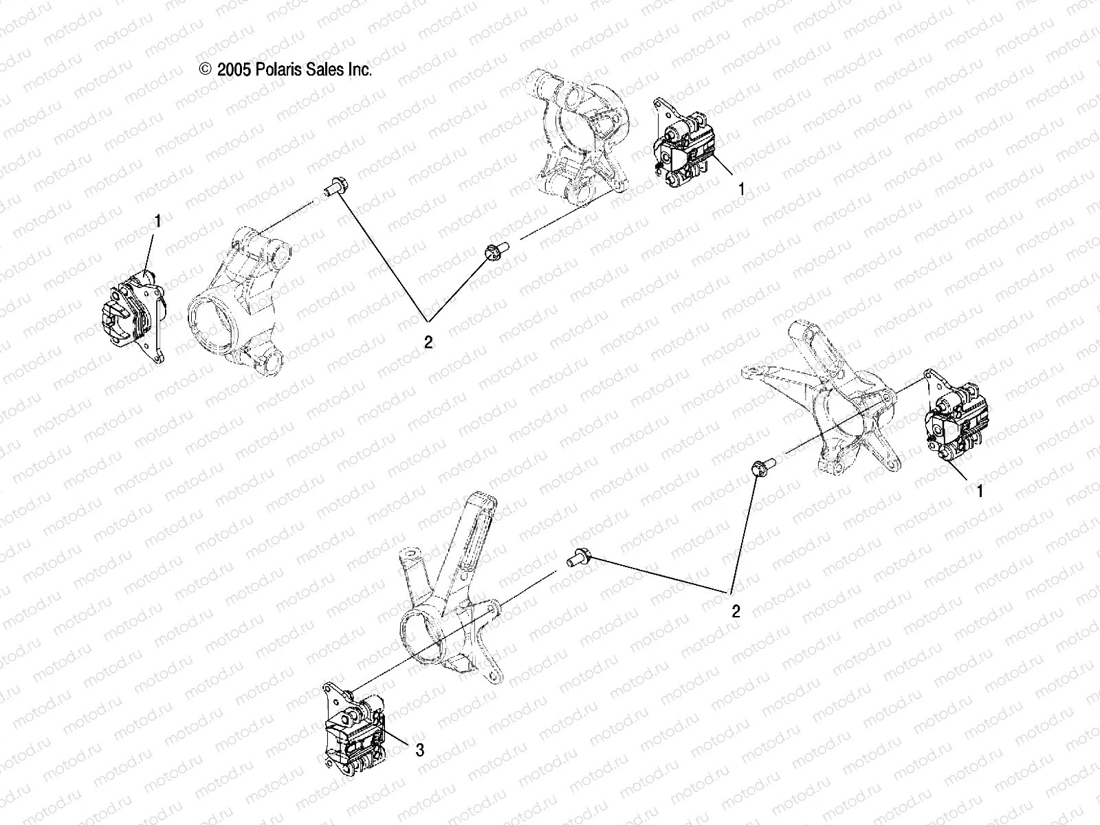 BRAKE CALIPER MOUNTING - A06LB27FA/LD27FB (4999206689920668B01) | BRAKE CALIPER MOUNTING - A06LB27FA/LD27FB (4999206689920668B01)