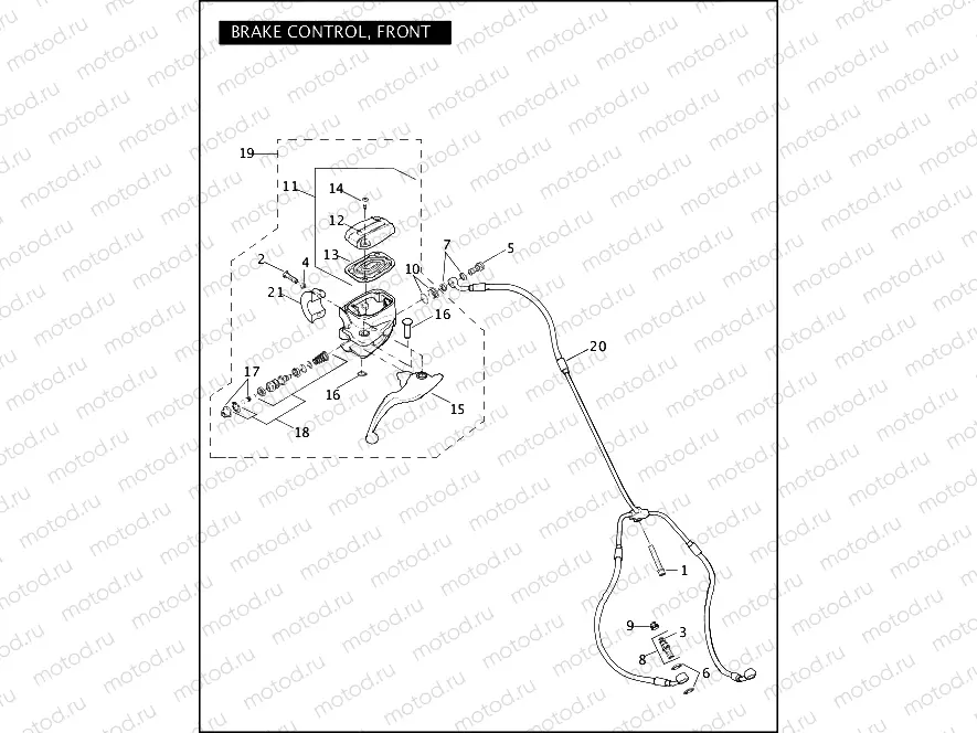 BRAKE CONTROL, FRONT
