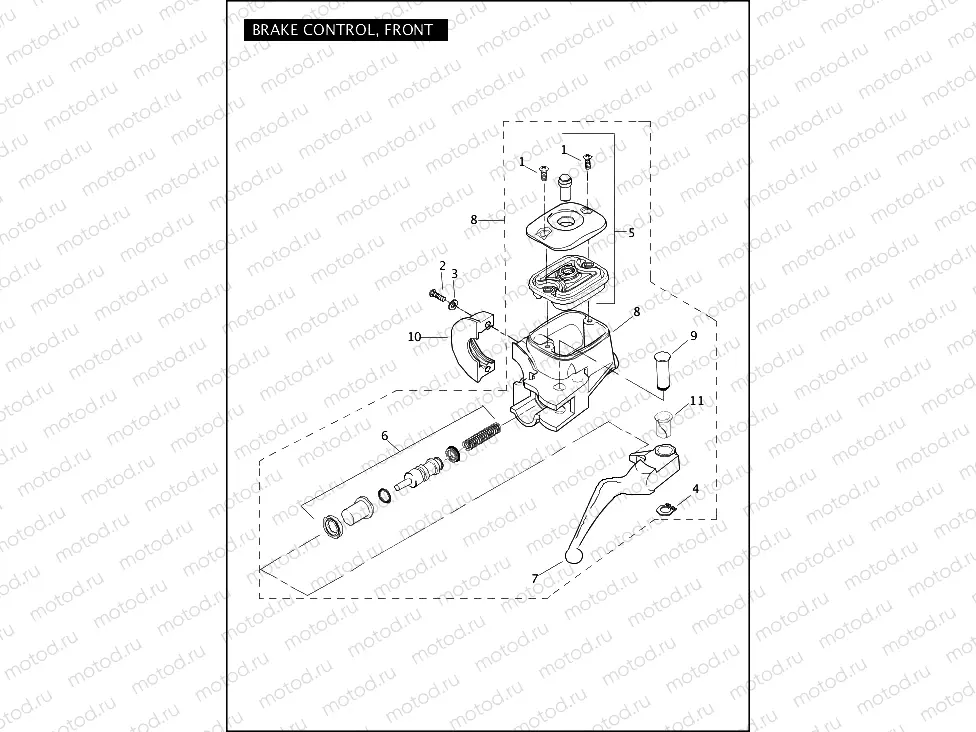 BRAKE CONTROL, FRONT