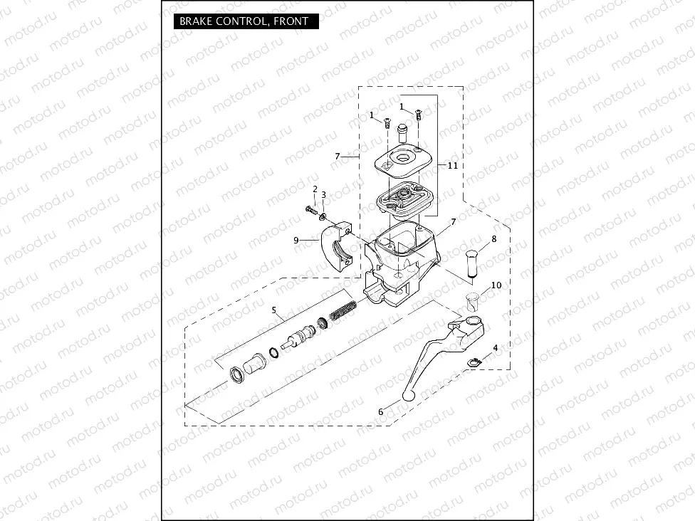 BRAKE CONTROL, FRONT