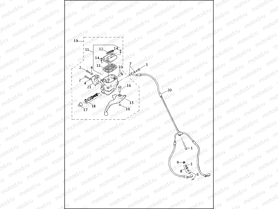 BRAKE CONTROL, FRONT