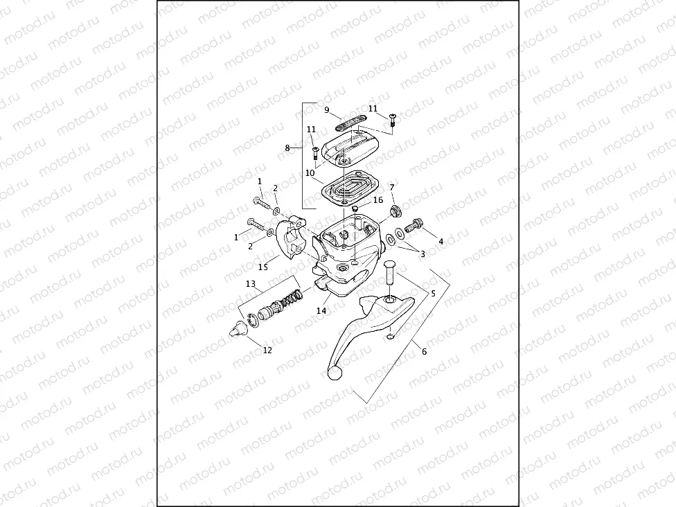 BRAKE CONTROL, FRONT