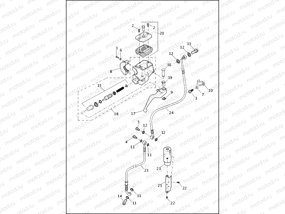 BRAKE CONTROL, FRONT