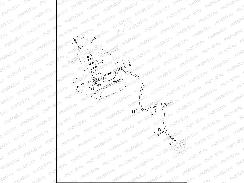 BRAKE CONTROL, FRONT