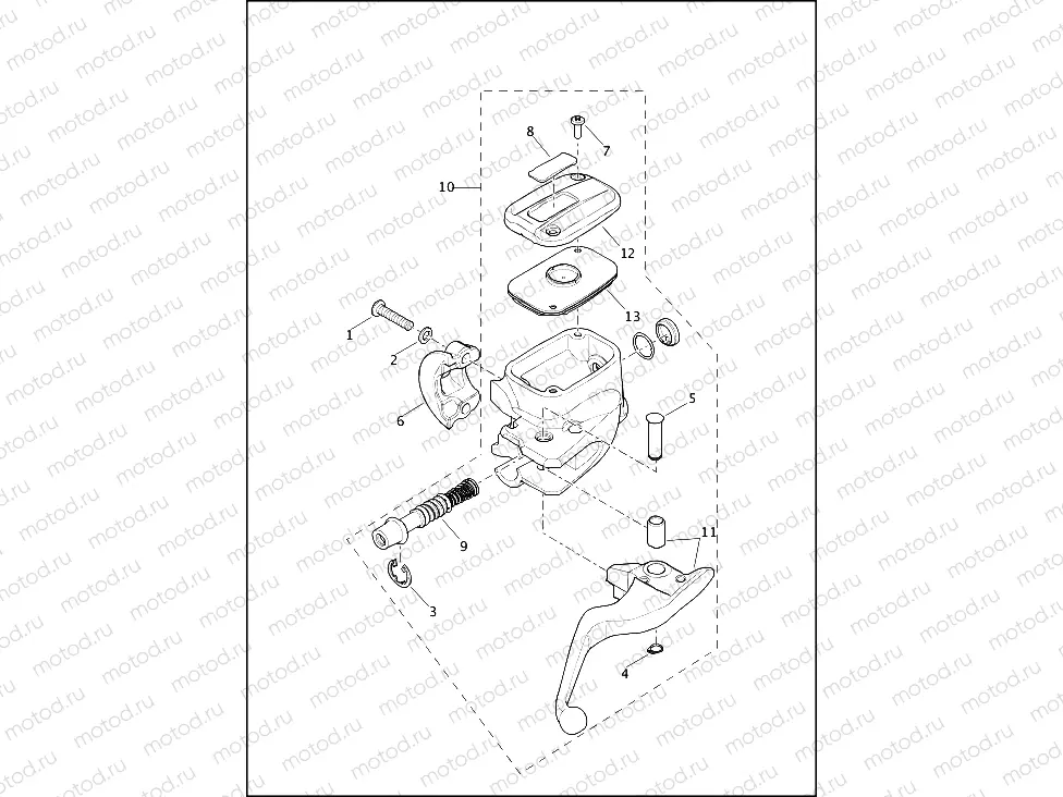 BRAKE CONTROL, FRONT