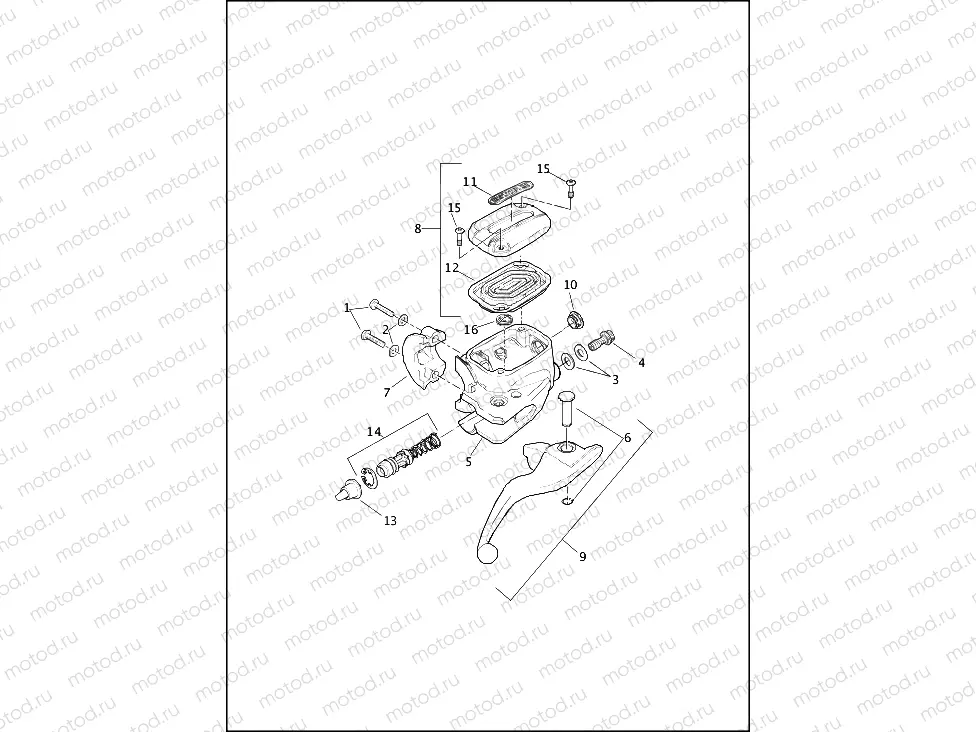 BRAKE CONTROL, FRONT