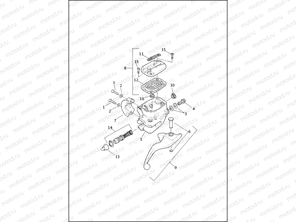 BRAKE CONTROL, FRONT