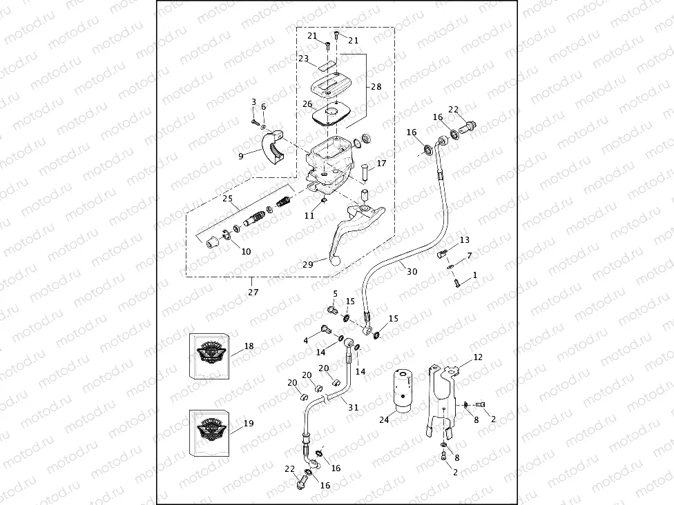 BRAKE CONTROL, FRONT