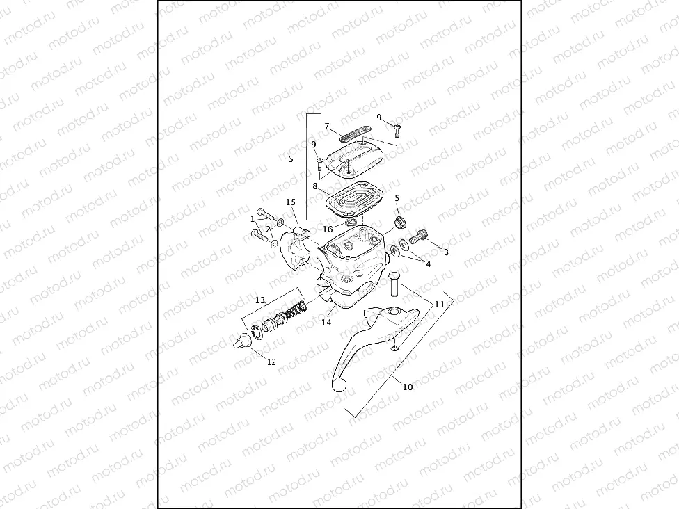 BRAKE CONTROL, FRONT