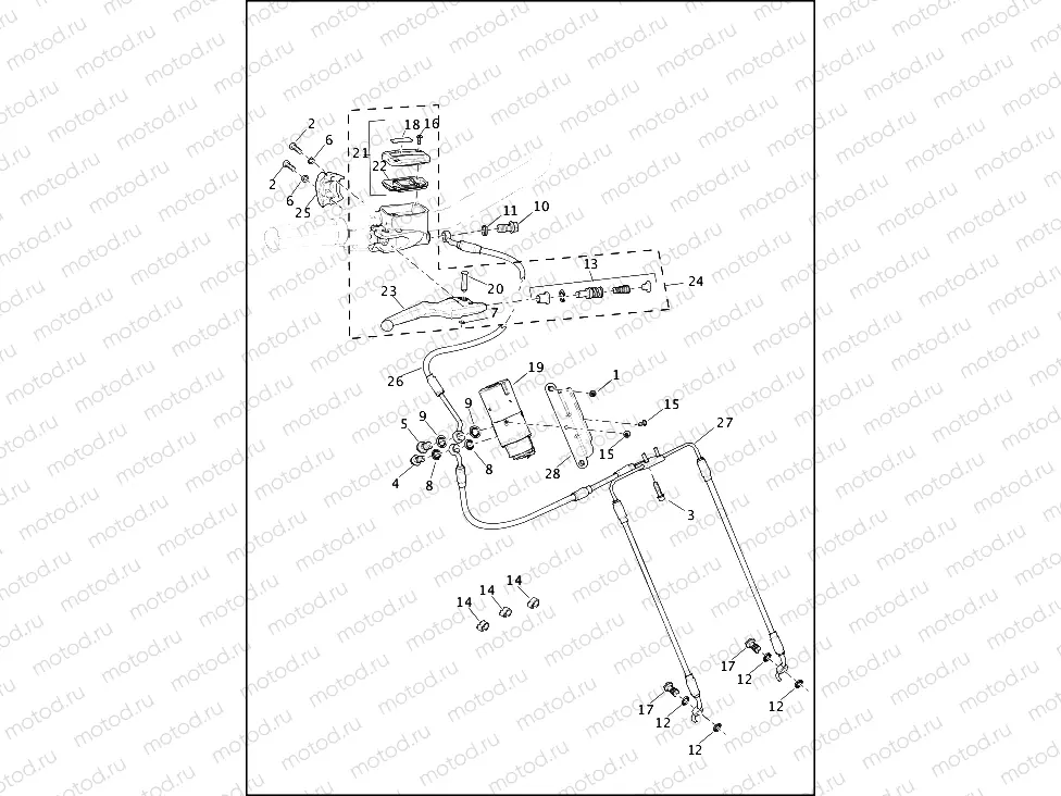 BRAKE CONTROL, FRONT