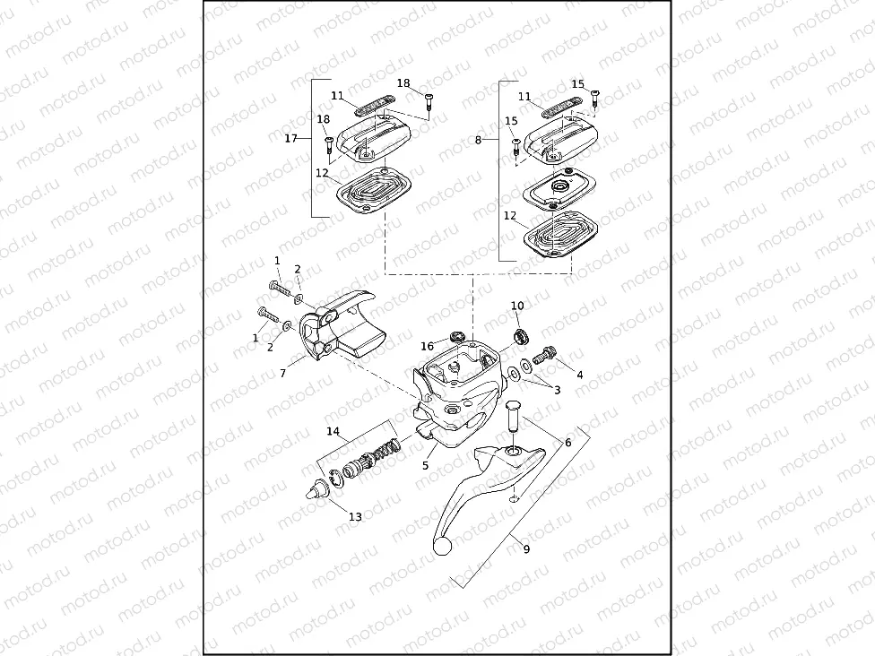 BRAKE CONTROL, FRONT
