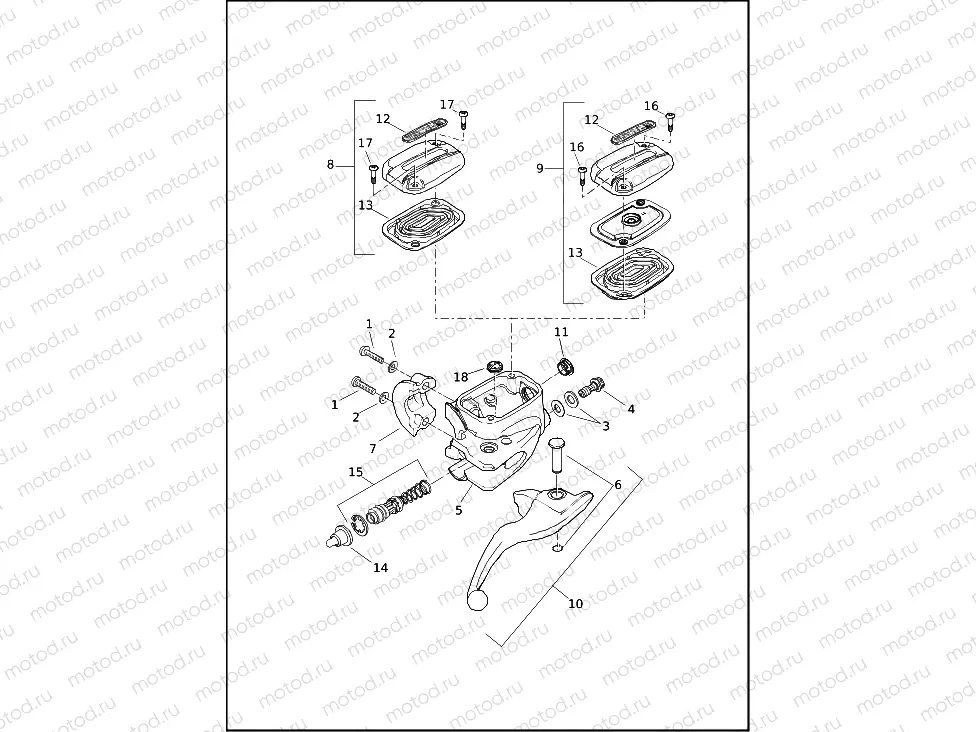 BRAKE CONTROL, FRONT