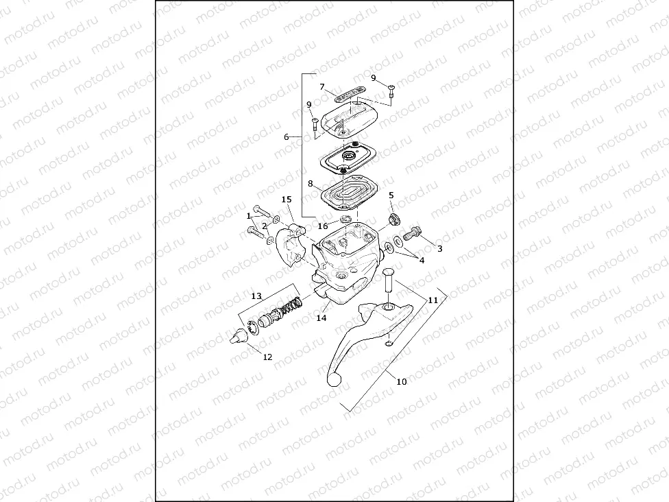 BRAKE CONTROL, FRONT