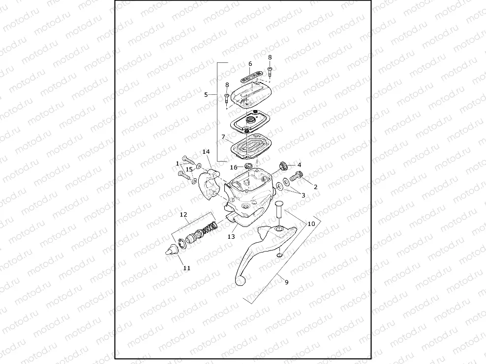 BRAKE CONTROL, FRONT