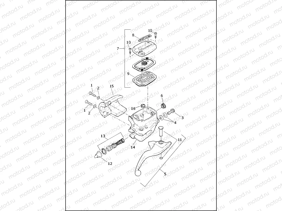 BRAKE CONTROL, FRONT