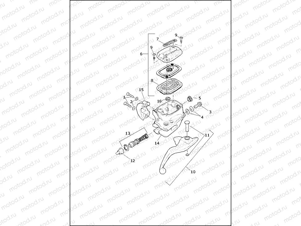 BRAKE CONTROL, FRONT