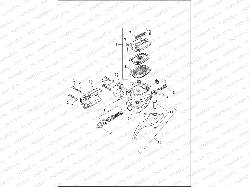 BRAKE CONTROL, FRONT