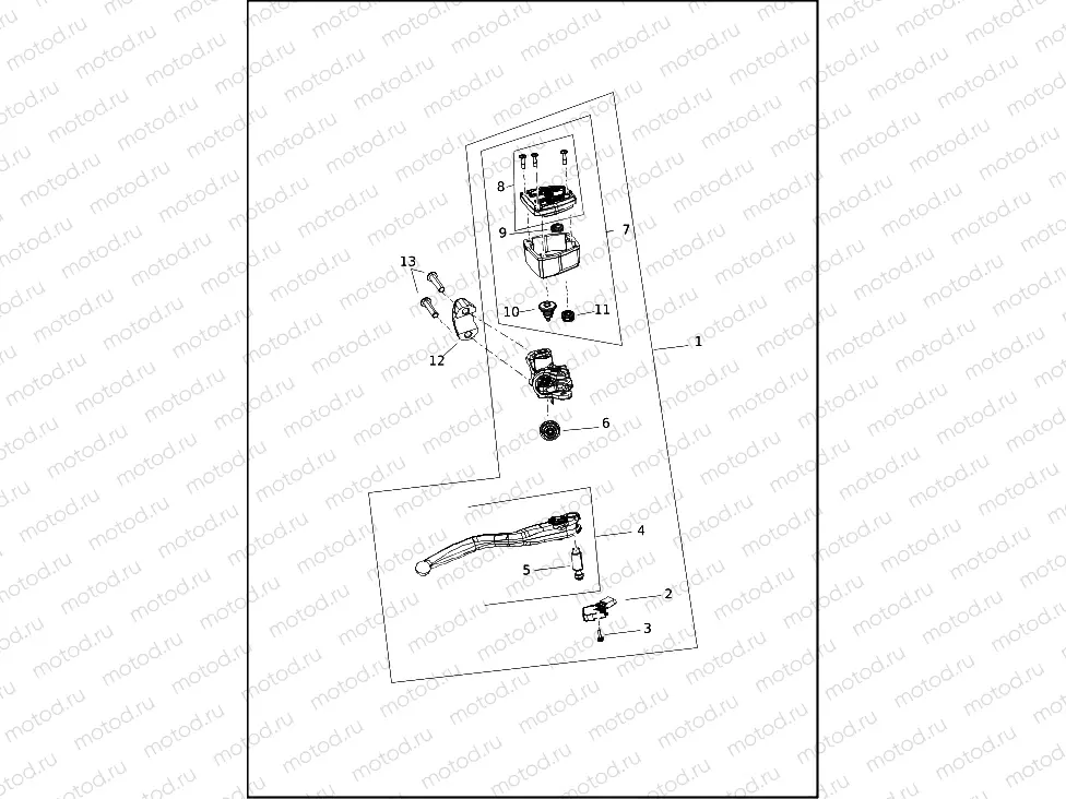 BRAKE CONTROL, FRONT