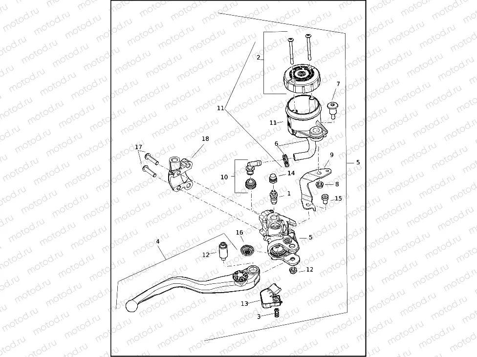 BRAKE CONTROL, FRONT