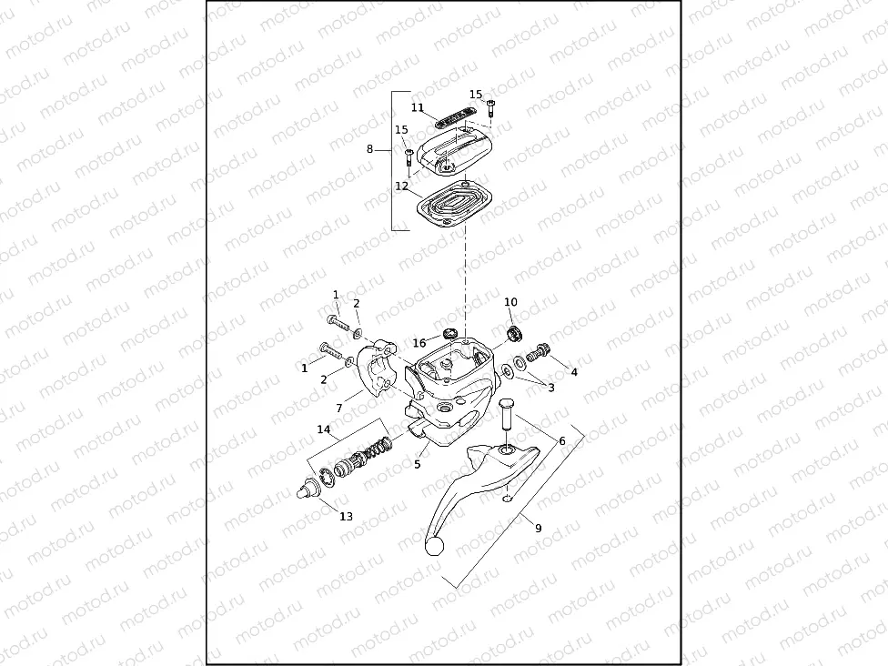 BRAKE CONTROL, FRONT