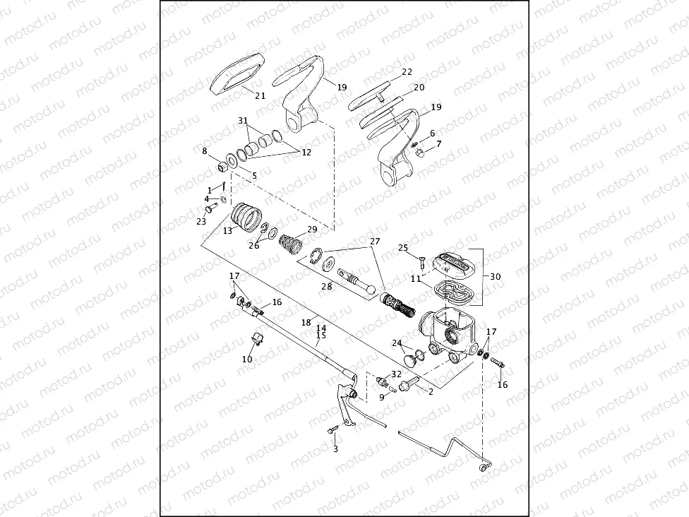 BRAKE CONTROL, REAR