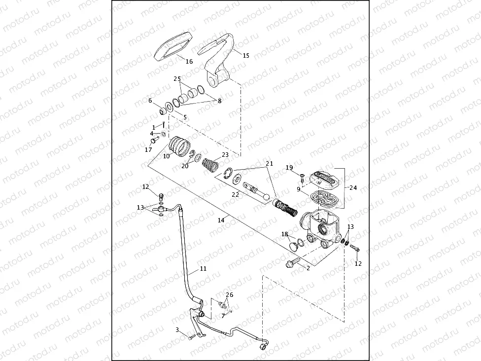 BRAKE CONTROL, REAR