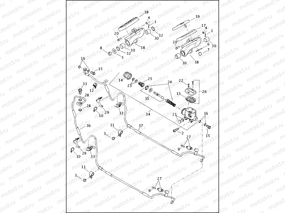 BRAKE CONTROL, REAR