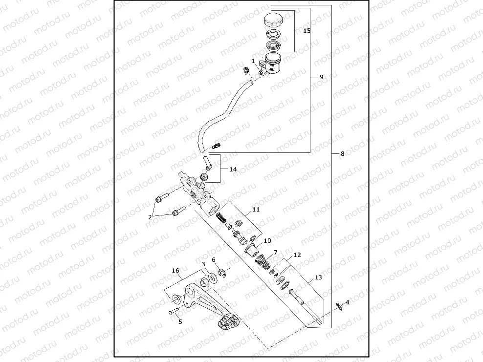 BRAKE CONTROL, REAR
