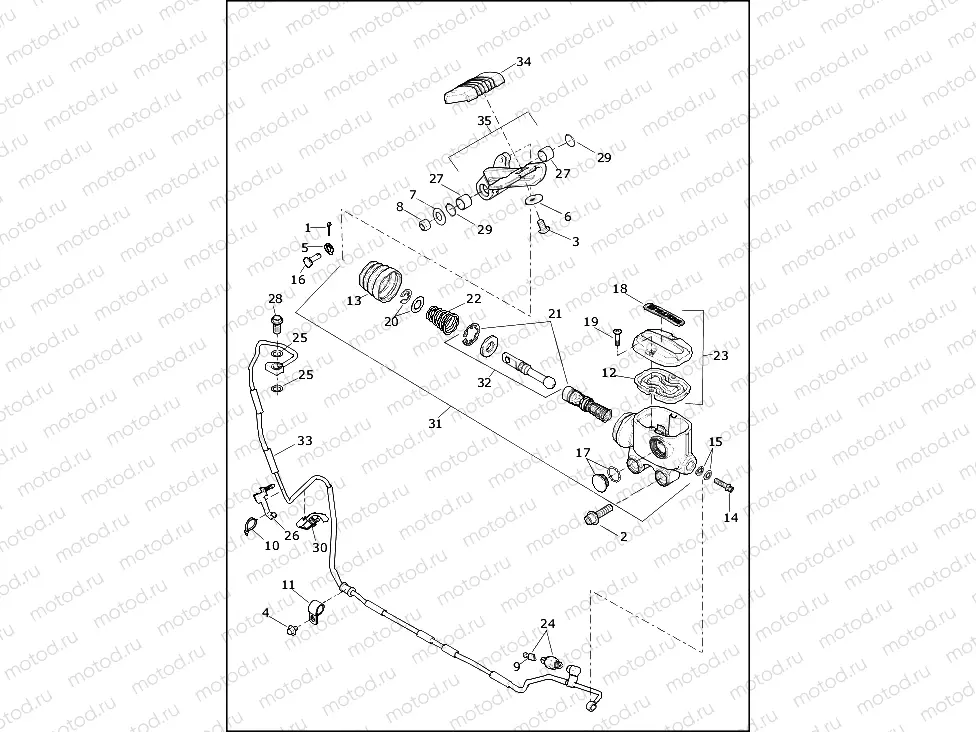 BRAKE CONTROL, REAR