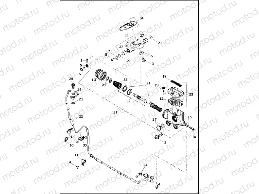 BRAKE CONTROL, REAR