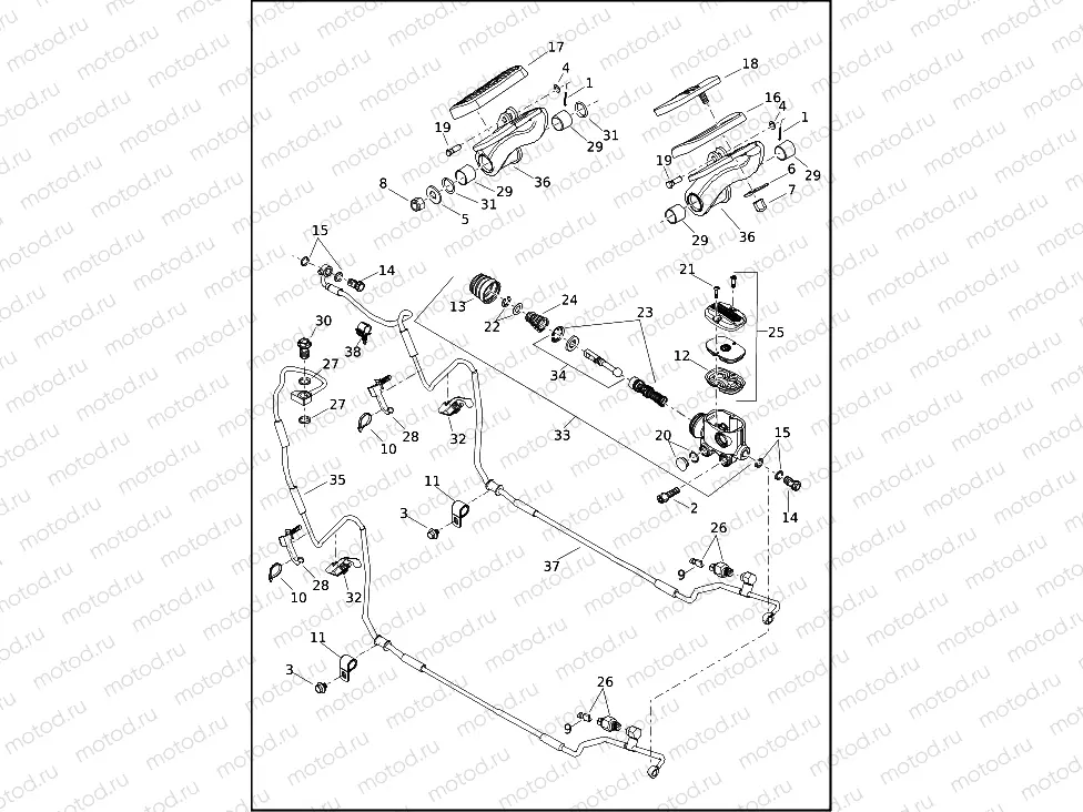 BRAKE CONTROL, REAR