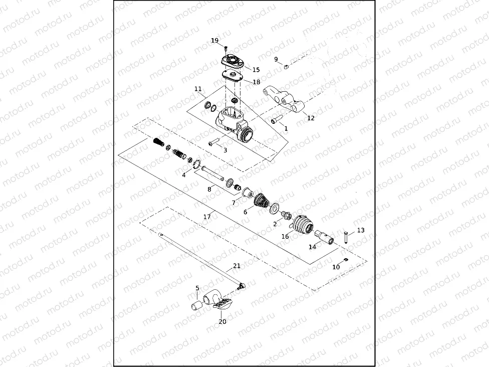 BRAKE CONTROL, REAR