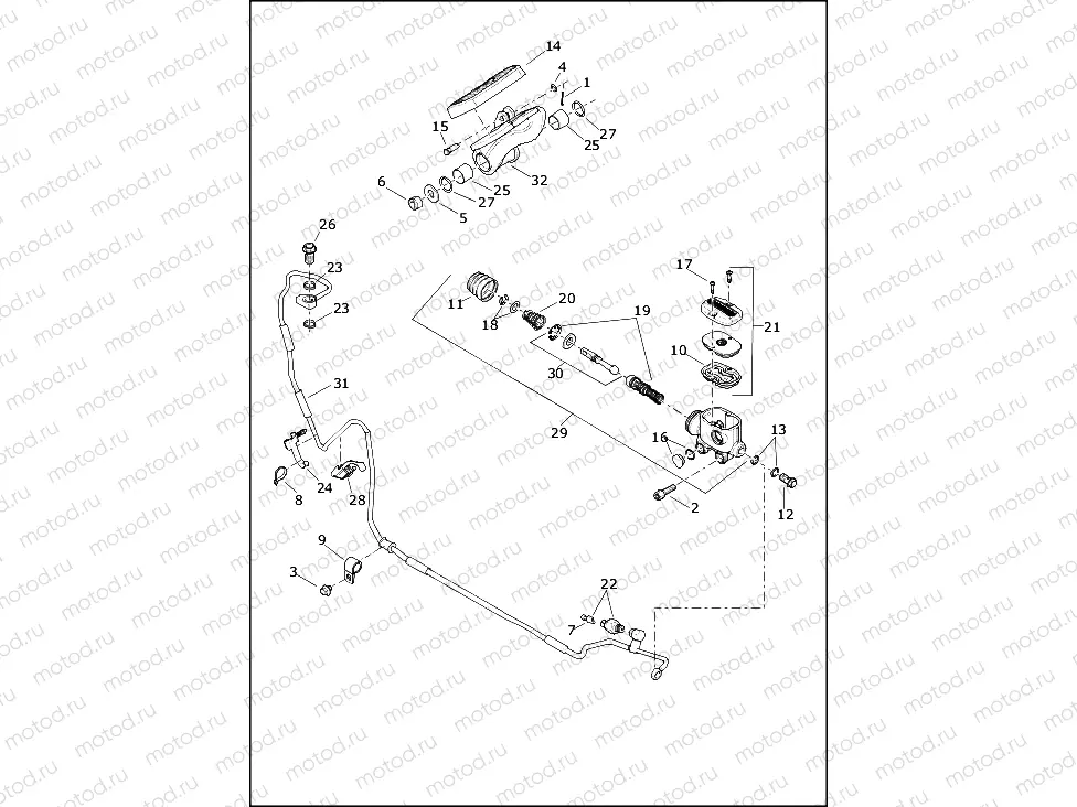 BRAKE CONTROL, REAR