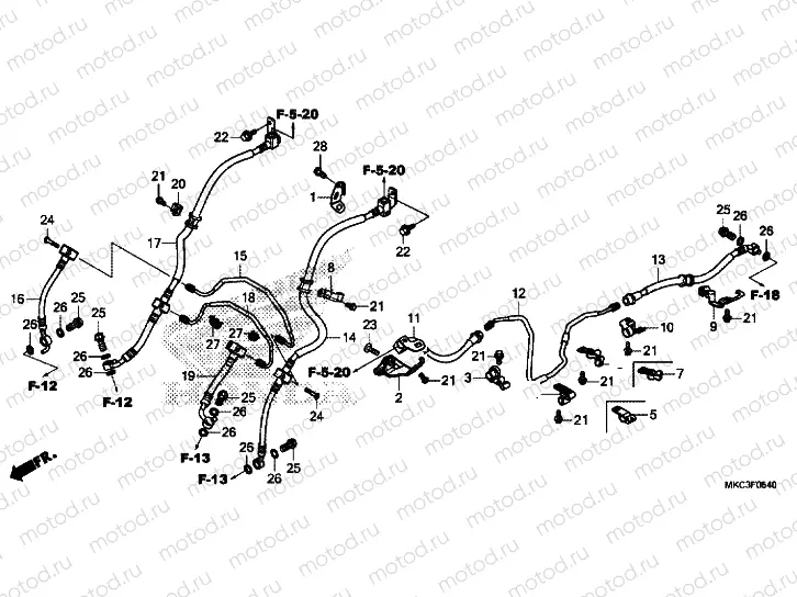 BRAKE HOSE / BRAKE PIPE