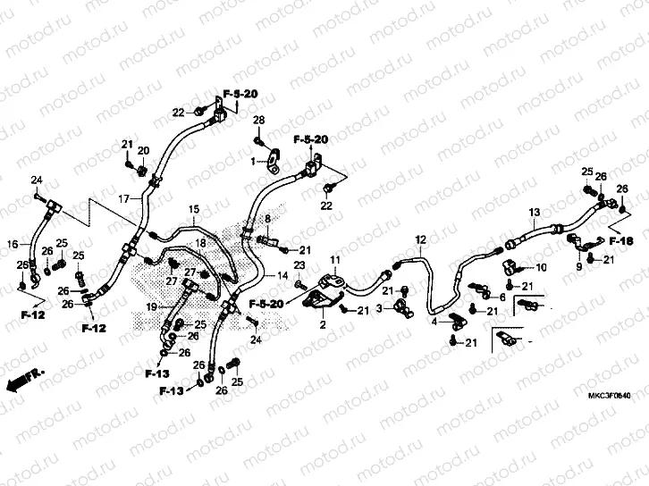 BRAKE HOSE / BRAKE PIPE