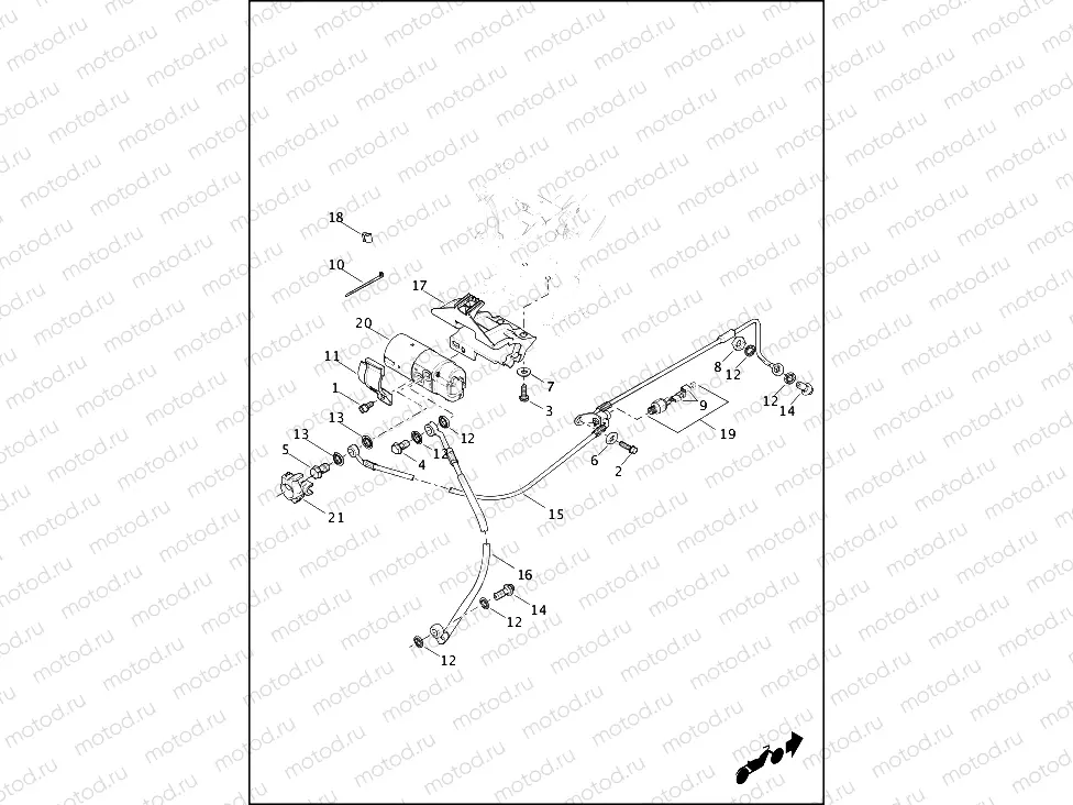 BRAKE LINE AND MODULE, REAR, ABS