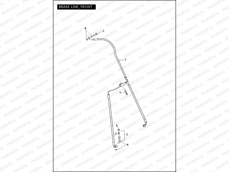BRAKE LINE, FRONT