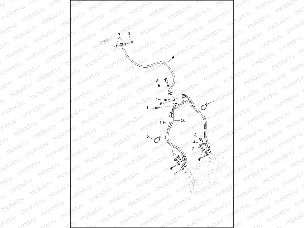 BRAKE LINE, FRONT