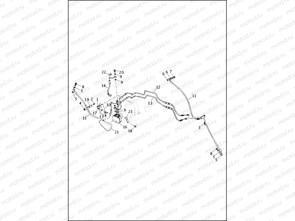 BRAKE LINES AND MODULE - ABS (2 OF 2)