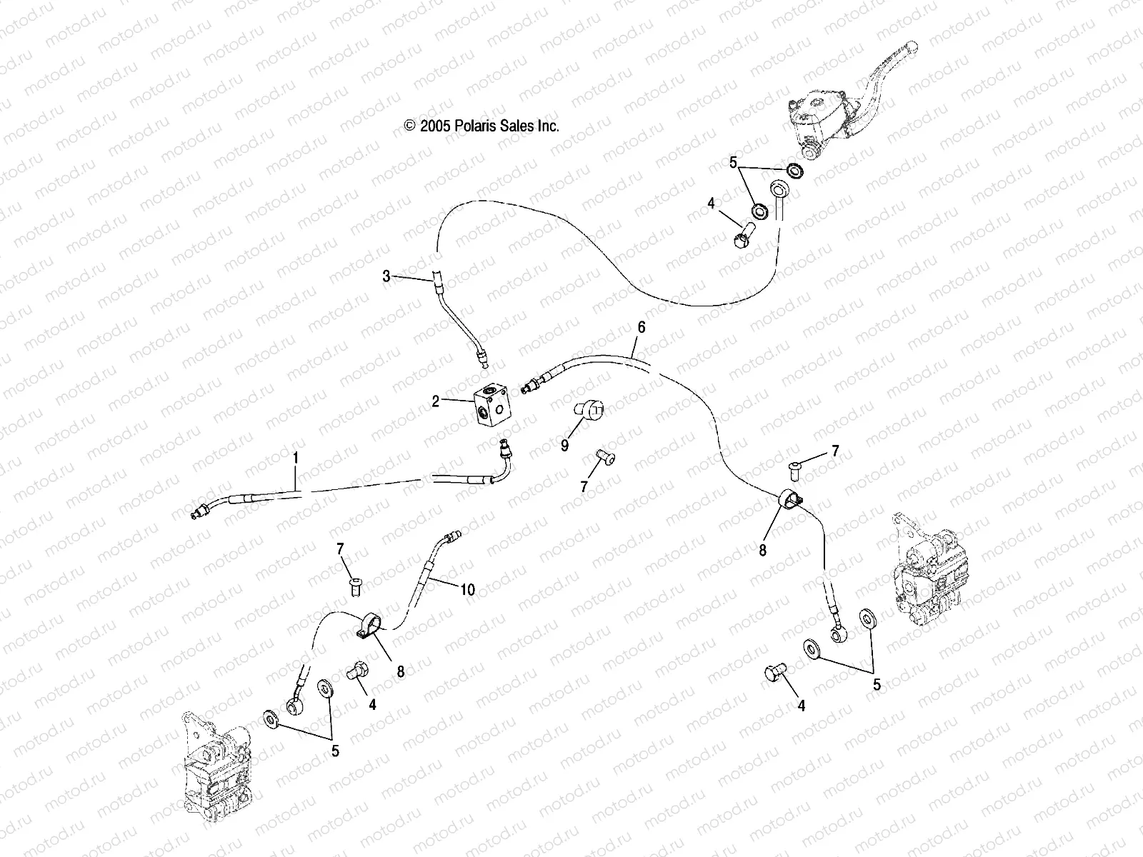 BRAKE LINES | BRAKE LINES, FRONT - A06LB27AA/LD27AA/AB/AC/AD (4999202079920207B03)